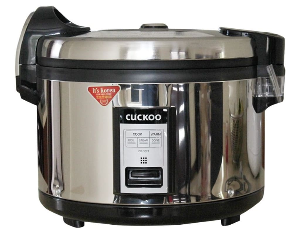 Nồi cơm điện 6.3L Cuckoo CR-3521S - Inox